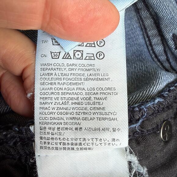 Calvin Klein Men's Slim Straight Leg Jeans 40x32 Dark Wash Blue Denim Classic - Picture 13 of 14